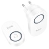 Дверний дзвоник HOCO wireless doorbell HI25 |6 month, 20m| white