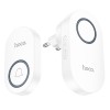 Дверний дзвоник HOCO wireless doorbell HI25 |6 month, 20m| white