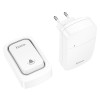 Дверний дзвінок HOCO self-powered wireless doorbell HI26 |20M| white