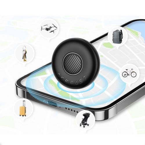 Пошуковий трекер ACEFAST S1 button type positioning device single |10-12 months standby, MFI certification| black