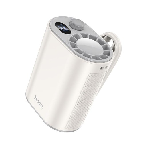 Вентилятор HOCO portable fan HX609 |100 Levels, 9.5h, 70dB| white