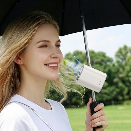 Вентилятор HOCO portable fan HX609 |100 Levels, 9.5h, 70dB| white