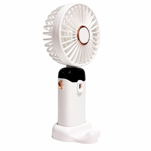 Портативний вентилятор LED digital display fan purple