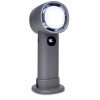 Портативний вентилятор High Speed Led Digital Display Fan purple