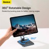 Тримач Baseus Desktop Biaxial Foldable Metal Stand (for Tablets) (B10431801811-00) grey