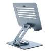 Тримач HOCO Might metal rotating tablet desktop holder PH52 |7-12.9"| grey