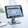 Тримач HOCO Might metal rotating tablet desktop holder PH52 |7-12.9"| grey