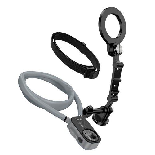 Тримач HOCO Campo magnetic neck-hanging holder K31 |4.5-7"| black-grey