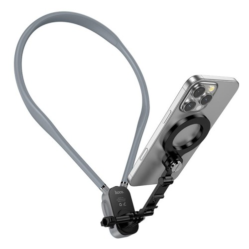 Тримач HOCO Campo magnetic neck-hanging holder K31 |4.5-7"| black-grey