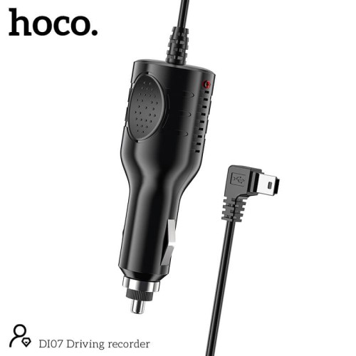 Відеорегістратор HOCO Dual Cameras Driving Recorder Di07 |HD, 2 Camera| black