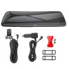 Відеореєстратор HOCO 4.5-inch rearview mirror driving recorder (dual-channel) DV4 |1080p, 30fps| black