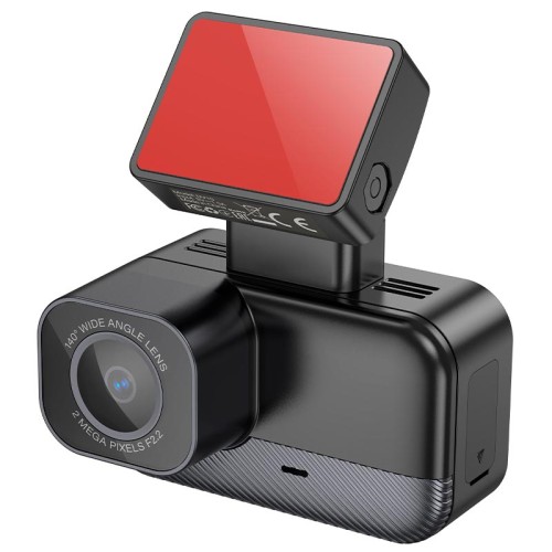 Відеореєстратор HOCO mini screen dashcam DV10 |1.47", 1080p/30fps, WiFi| black