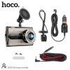 Відеорегістратор HOCO DI42 Driving recorder with rear camera |720p front/480p rear| metal-grey