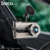 Відеорегістратор HOCO DI42 Driving recorder with rear camera |720p front/480p rear| metal-grey