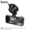 Відеорегістратор HOCO DI60 World three-screen simultaneous display driving recorder (wifi version) |720p front/480p rear/480p inner| black