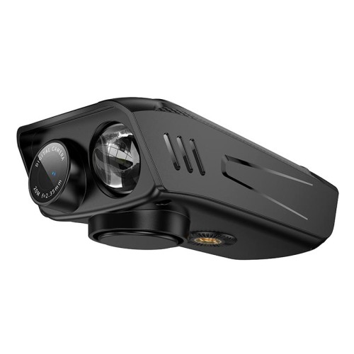 Экшн камера для велосипеда HOCO DV104 4K Anti-shake Riding recorder |2160p/60fps, 2" HD Display, 1000lmn Light, Wi-Fi, 5h| black