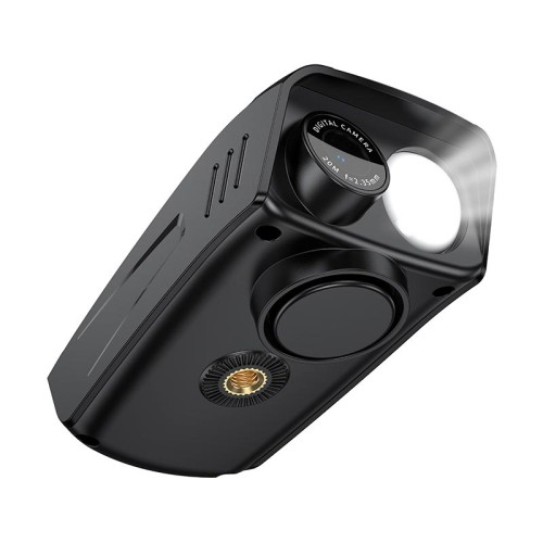 Экшн камера для велосипеда HOCO DV104 4K Anti-shake Riding recorder |2160p/60fps, 2" HD Display, 1000lmn Light, Wi-Fi, 5h| black