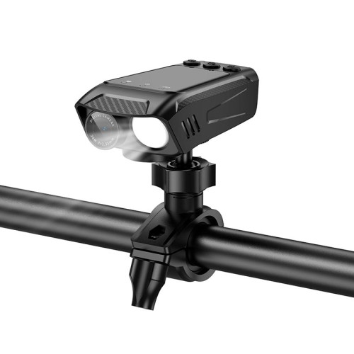 Экшн камера для велосипеда HOCO DV104 4K Anti-shake Riding recorder |2160p/60fps, 2" HD Display, 1000lmn Light, Wi-Fi, 5h| black