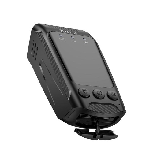Экшн камера для велосипеда HOCO DV104 4K Anti-shake Riding recorder |2160p/60fps, 2" HD Display, 1000lmn Light, Wi-Fi, 5h| black