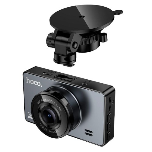 Відеорегістратор HOCO driving recorder DV14 |3" IPS, 720p/25FPS, G-sensor| grey