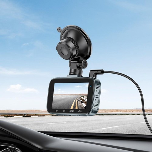 Відеореєстратор HOCO  driving recorder with 3-inch display DV5 |1080p/30FPS, G Sessor| grey