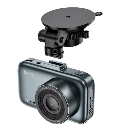 Відеореєстратор HOCO  driving recorder with 3-inch display DV5 |1080p/30FPS, G Sessor| grey