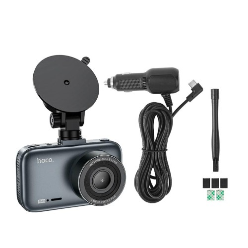 Відеореєстратор HOCO  driving recorder with 3-inch display DV5 |1080p/30FPS, G Sessor| grey