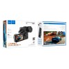 Відеореєстратор HOCO Universe three-screen simultaneous display driving recorder DI63 (wifi version)  |720p/480p+480p rear, 2"| black