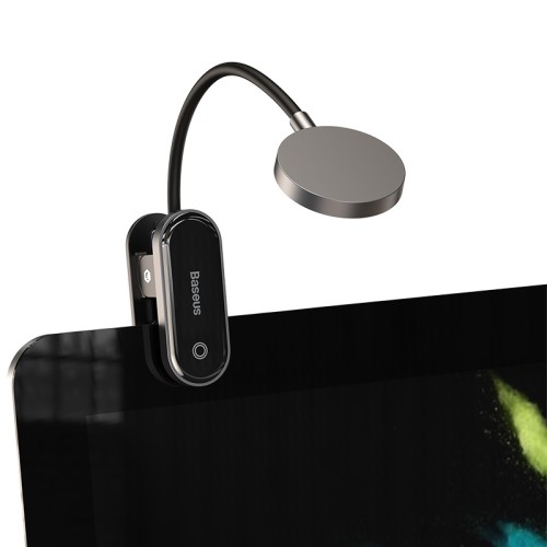 Універсальна лампа з кліпсю Baseus Comfort Reading Mini Clip Lamp |24Hours, 4000K| (DGRAD-0G) grey
