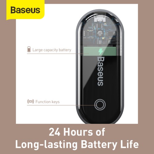 Універсальна лампа з кліпсю Baseus Comfort Reading Mini Clip Lamp |24Hours, 4000K| (DGRAD-0G) grey
