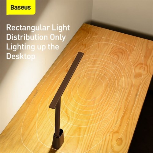 Лампа BASEUS Smart Eye Series Rechargeable Folding Reading Desk Lamp (Smart Light) |3000-6000K| (DGZG-02) white