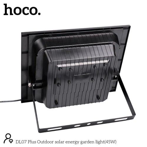 Лампа вулична HOCO Outdoor solar energy garden light (45W, IP67) DL07 Plus black