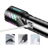 Ліхтар ручний багатофункціональний White Laser Lamp 5 режимів black