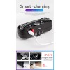 Ліхтар 2в1 налобний+велоліхтар з управлінням жестами W669 |Type-C, 6h Max| black