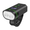 Велоліхтар передній з функцією повер банка 8 режимів 8*LED 2500LM 160° Floodlight L14 |5000mAh| black