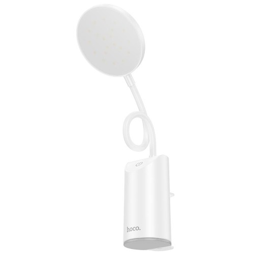 Лампа HOCO HX10 Clip table lamp |200LMN, 35h| white