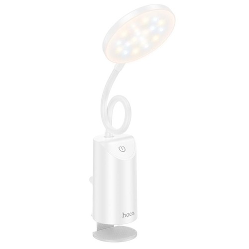 Лампа HOCO HX10 Clip table lamp |200LMN, 35h| white