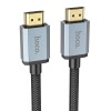 Кабель HOCO HDTV 2.0 Male to Male 4K HD data cable US03 (L=1M) black