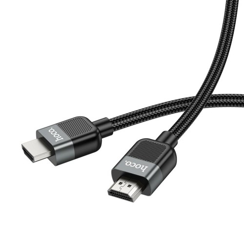 Кабель HOCO Cutting-edge HDTV 2.0 male-to-male 4K HD data cable US09 (L=2M) black