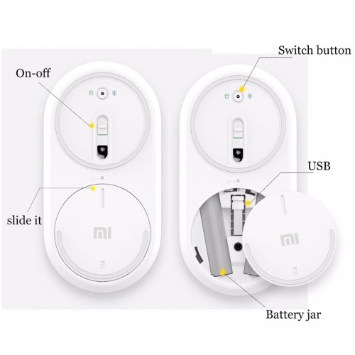 Миша XIAOMI Mi Wireless / Bluetooth gold