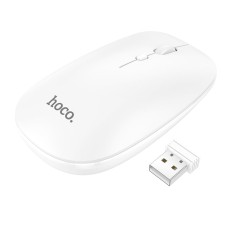 Миша HOCO Art dual-mode business wireless mouse GM15 |BT5.0, 2.4G, 800/1200/1600dpi| white