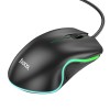 Мишка HOCO Enjoy gaming luminous wired mouse GM19 black