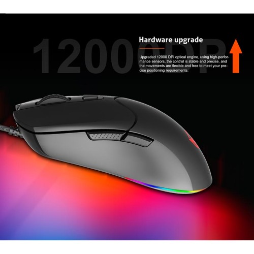 Миша MEETION RGB Backlit Gaming Mouse RGB GM21_2023 |12000dpi| black
