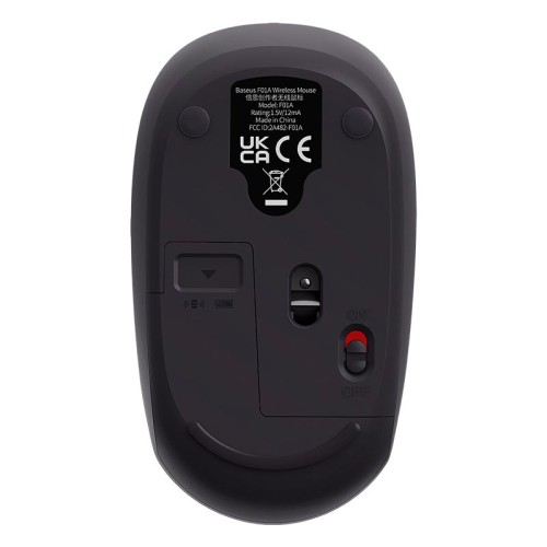 Миша Baseus F01A Wireless Mouse |2.4G, 800-1000-1200dpi| grey