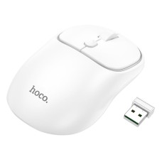 Миша HOCO Royal dual-mode business wireless mouse GM25 |BT5.2/2.4G, 800/1200/1600 DPI| white