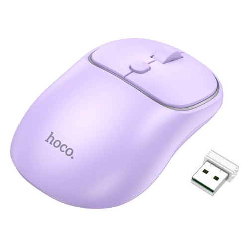 Миша HOCO Royal dual-mode business wireless mouse GM25 |BT5.2/2.4G, 800/1200/1600 DPI| white