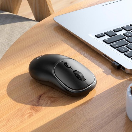 Миша HOCO Royal dual-mode business wireless mouse GM25 |BT5.2/2.4G, 800/1200/1600 DPI| white