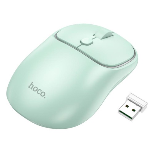 Миша HOCO Royal dual-mode business wireless mouse GM25 |BT5.2/2.4G, 800/1200/1600 DPI| green