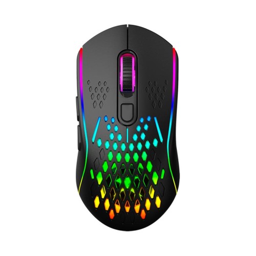 Миша ігрова XTRIKE ME GW-611 gaming mouse RGB |800-8000 6 step DPI, 2.4G/Type-C| black