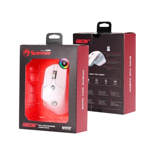 Миша MARVO Wireless Mouse G803W |BT/2.4G, 4000dpi| black